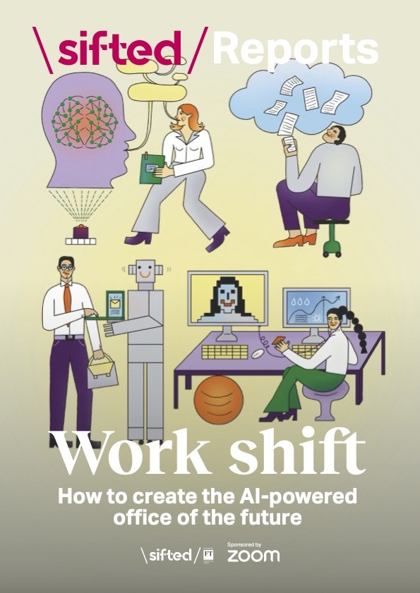 Sifted report shown in a magazine cover like fashion