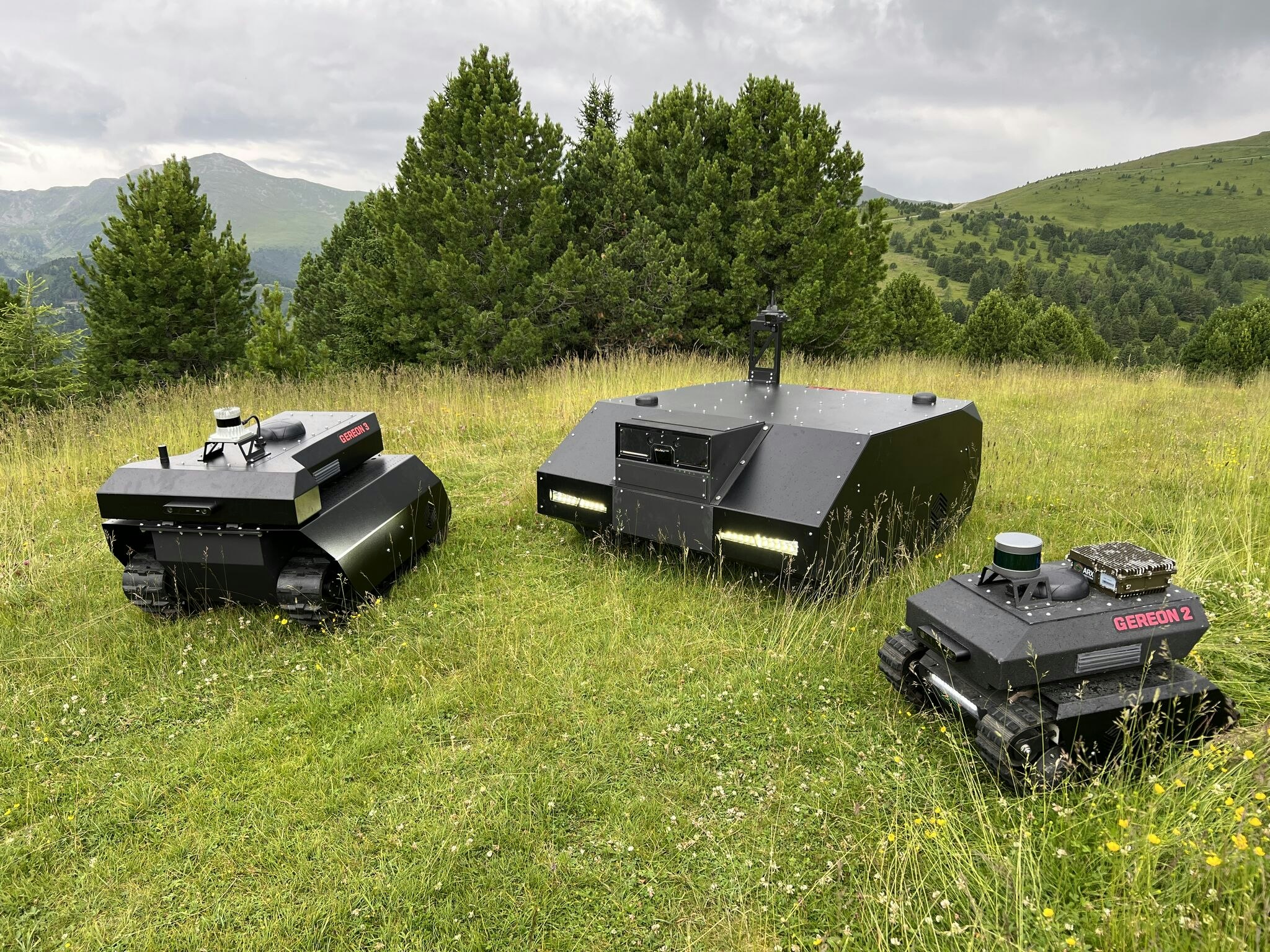 Unmanned ground vehicles developed by ARX-Landsysteme