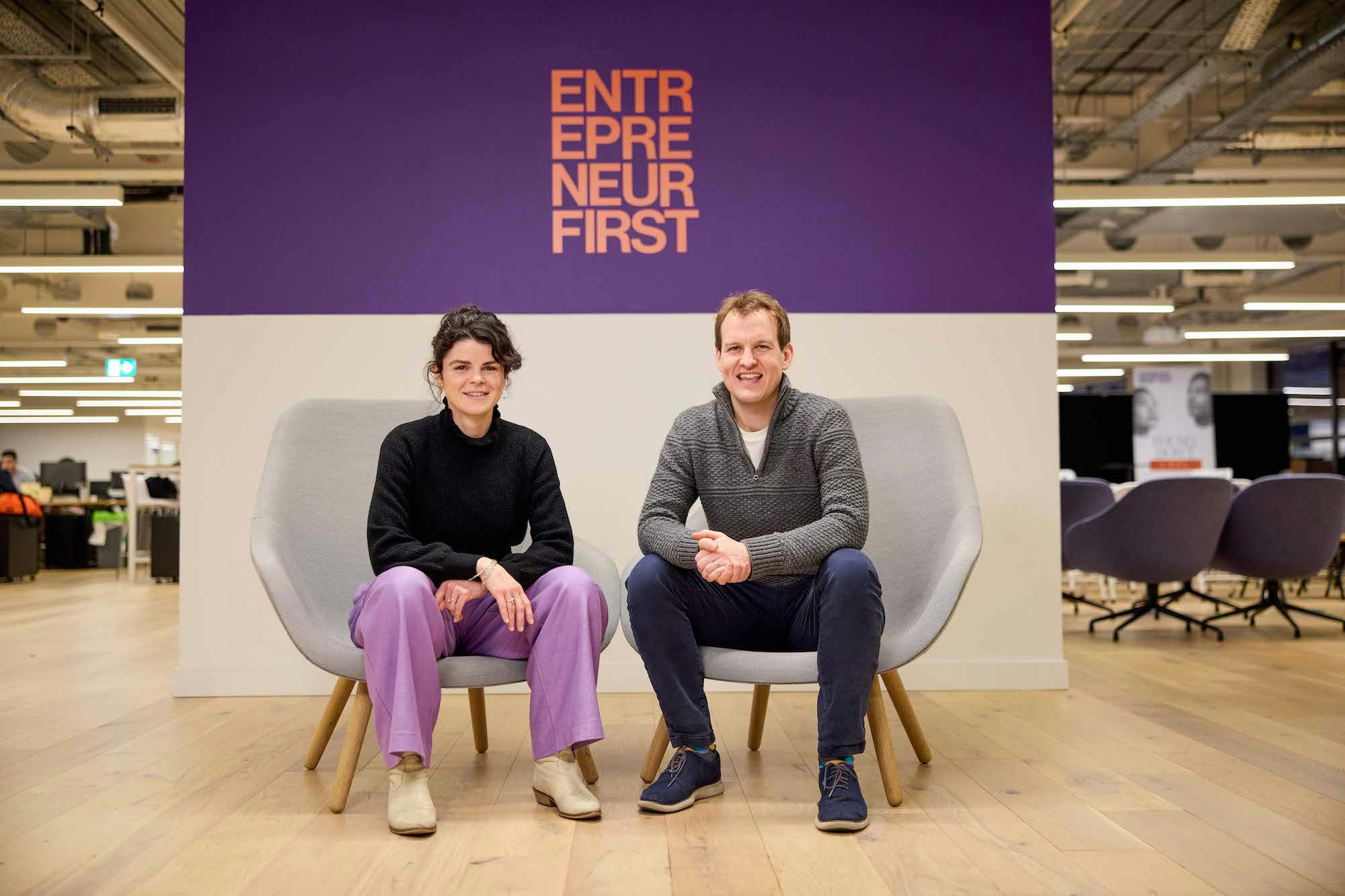 Photo of Alice Bentinck and Matt Clifford, founders of Entrepreneur First.