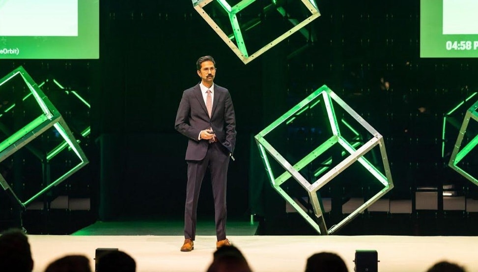 Photo of spacetech startup ReOrbit's CEO and founder Sethu Saveda Suvanam