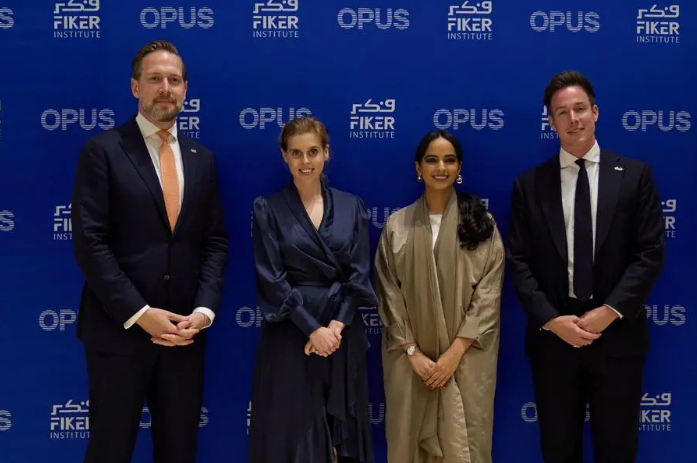 A picture of Opus members at an event in Dubai.