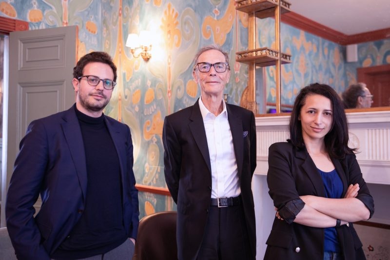 SFC's Joseph Zipfel (chief investment officer), Stephen Page (chief executive officer) and Angelika Burawska (chief operating officer).