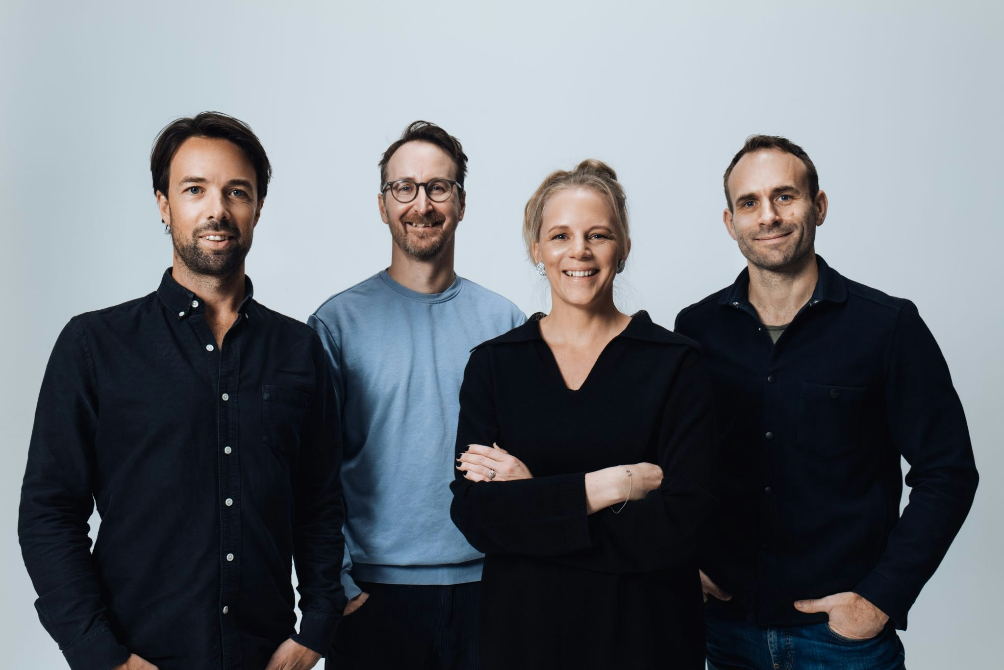 Coupleness cofounders Ted Rosén, Peter Viksten, Jenny Holmström and Daniel Skantze.