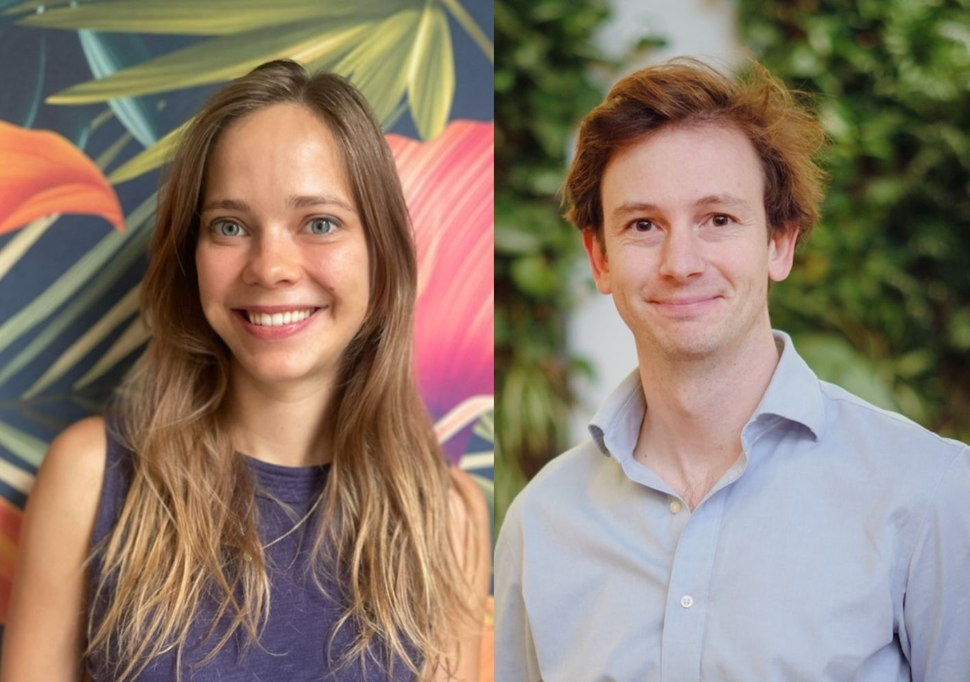 Gabrielle Sergent, cofounder and CPO at Klaro, and Augustin Celier, partner at Hexa Scale.