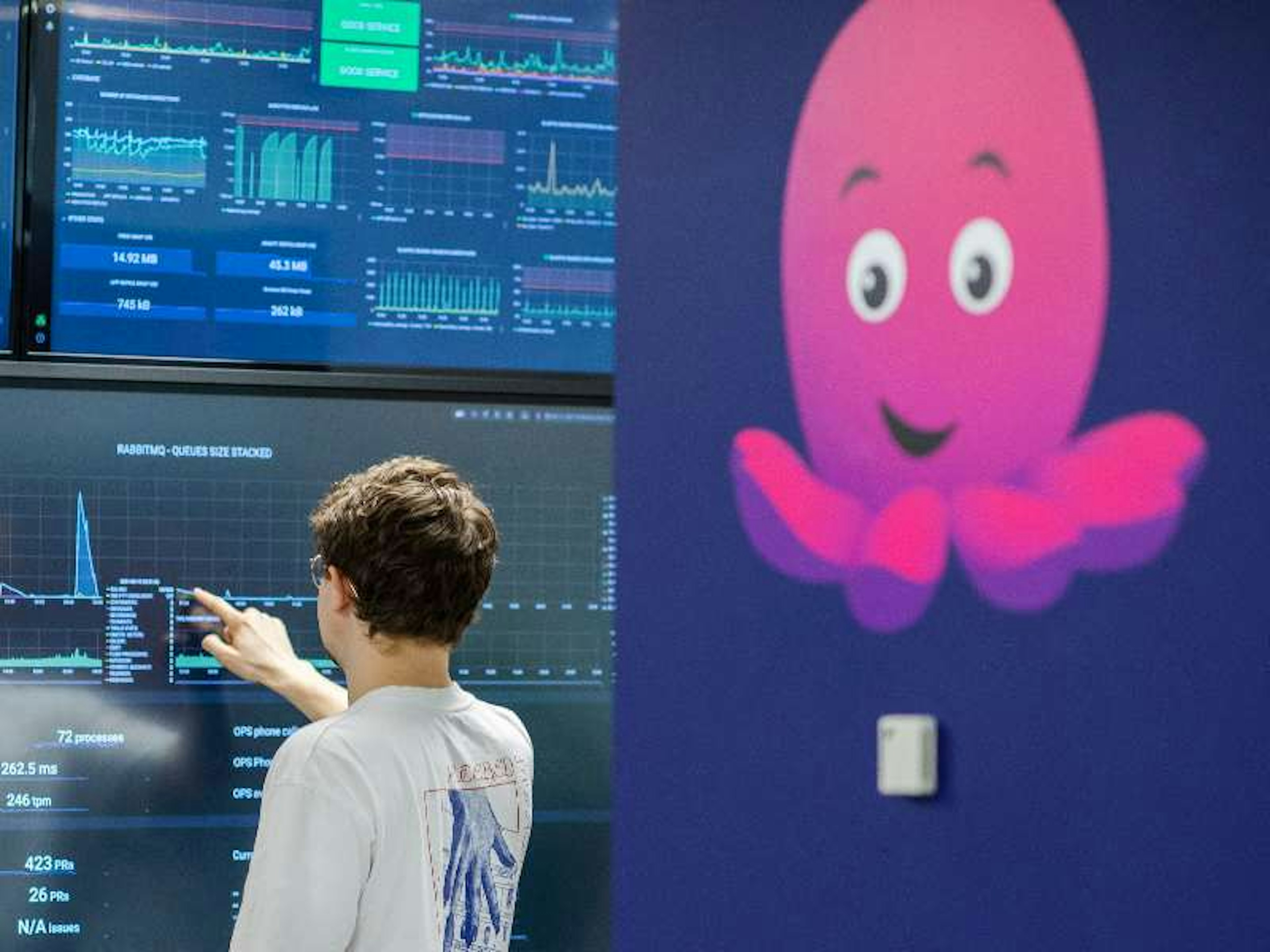 Someone using Octopus Energy's Kraken platform. 
