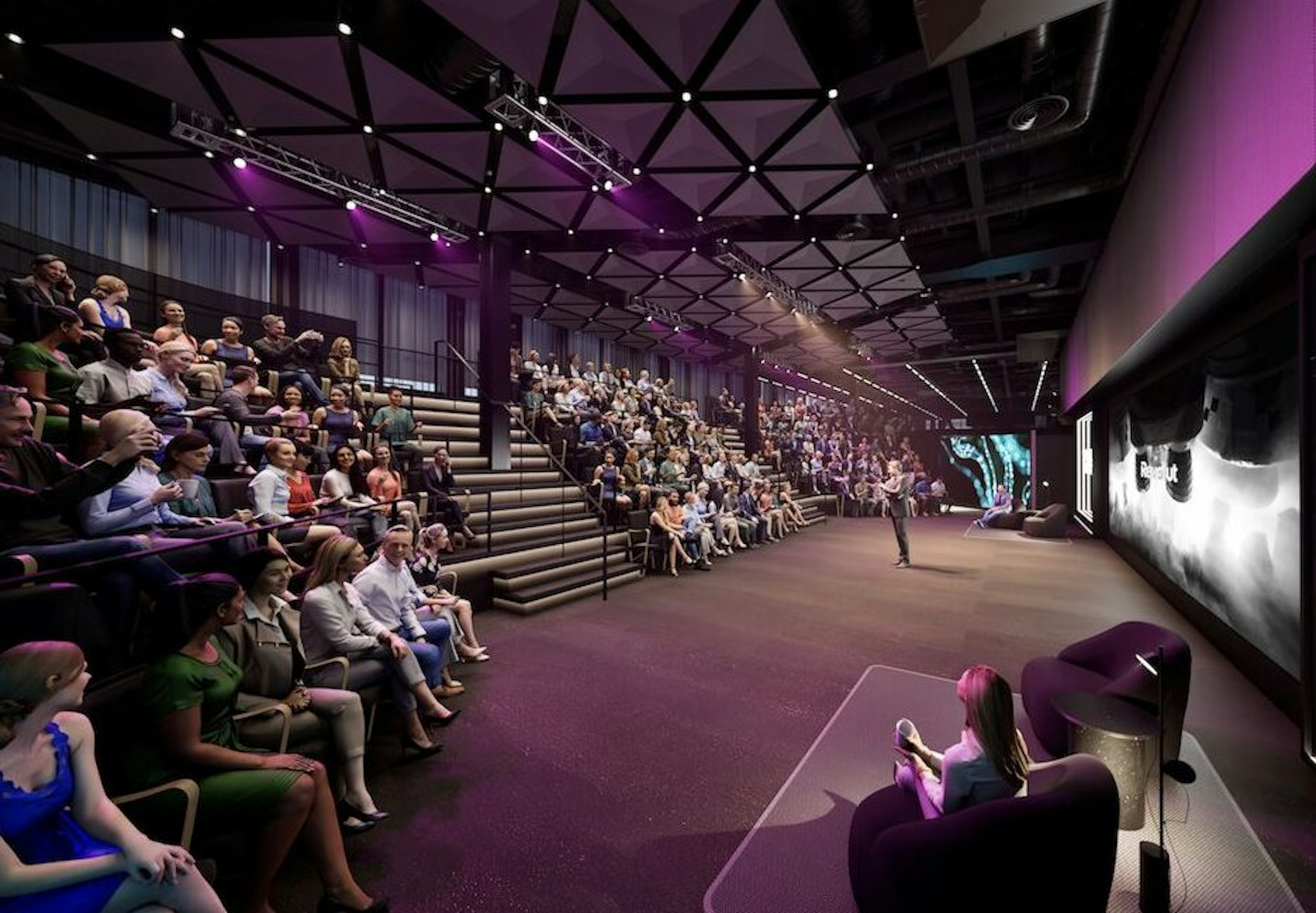 A mock-up of Revolut's new Canary Wharf office. Credit: Revolut