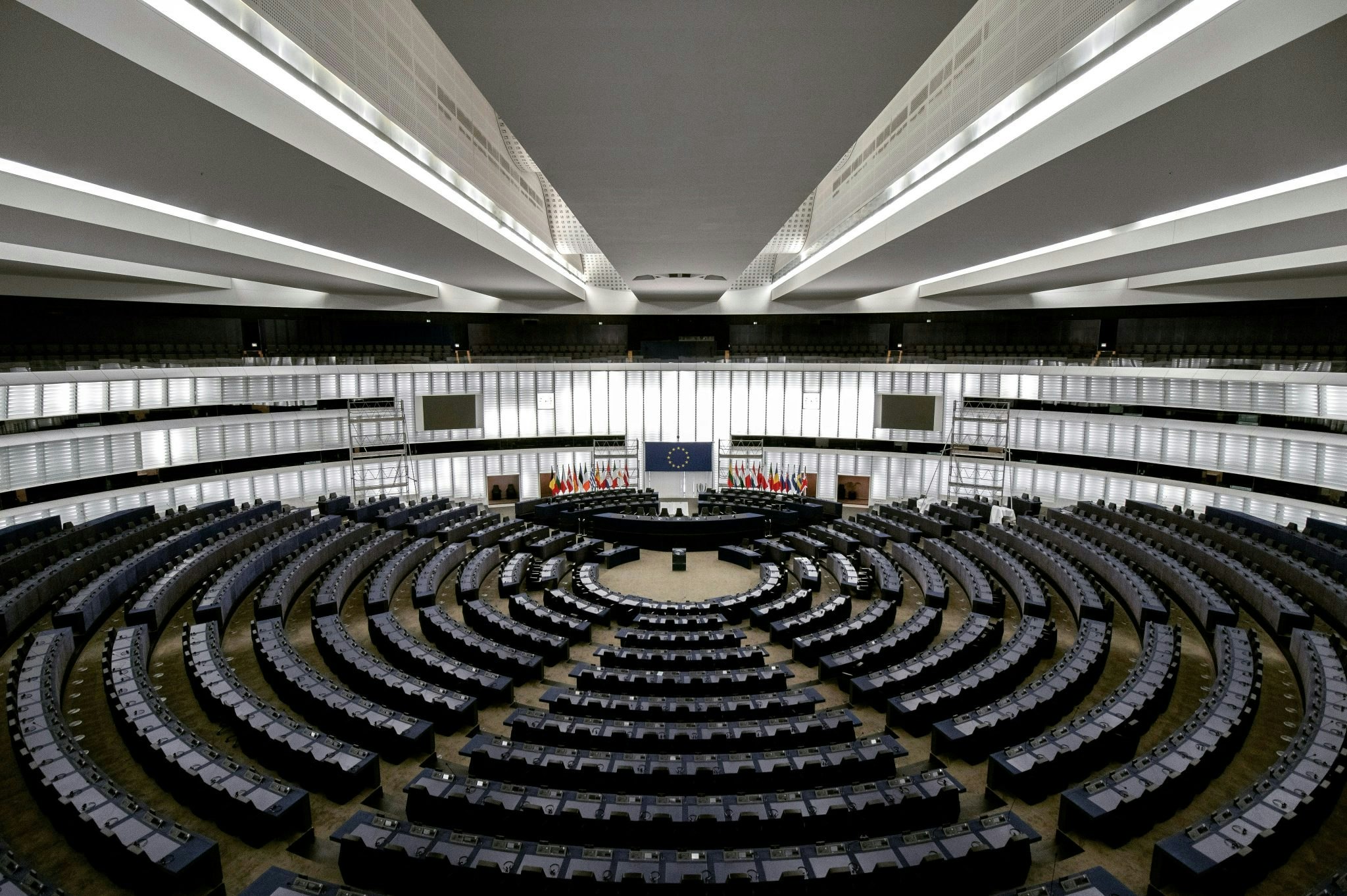The European Parliament in Brussels.
