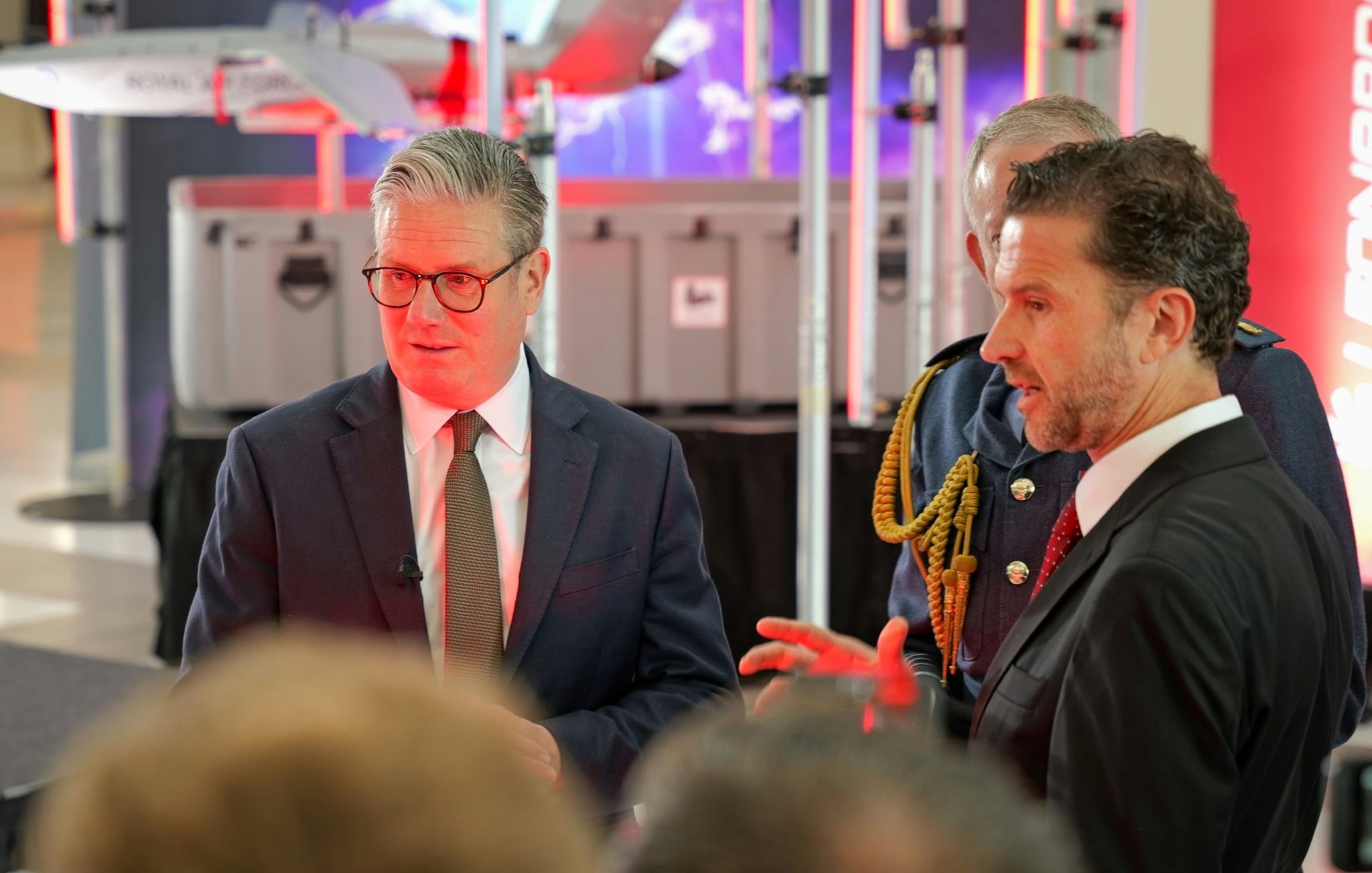 UK prime minister Keir Starmer meets Tekever CEO Ricardo Mendes