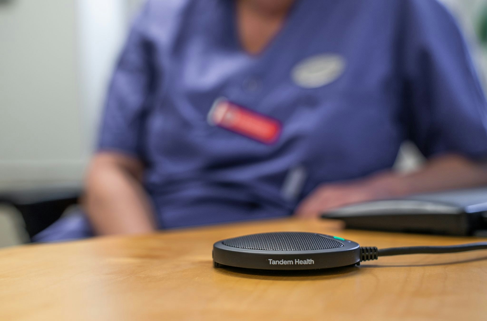 Tandem Health device in use in a patient consultation