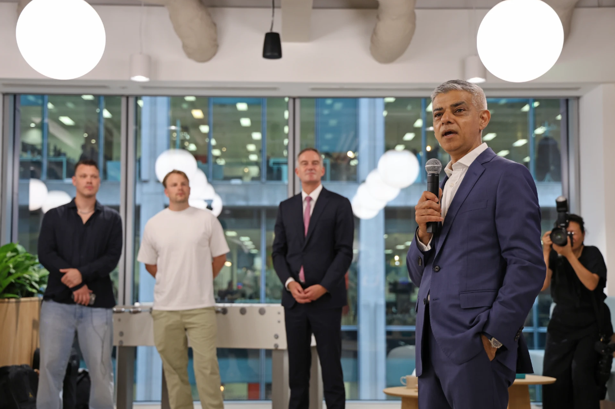 Sadiq Khan Synthesia office opening