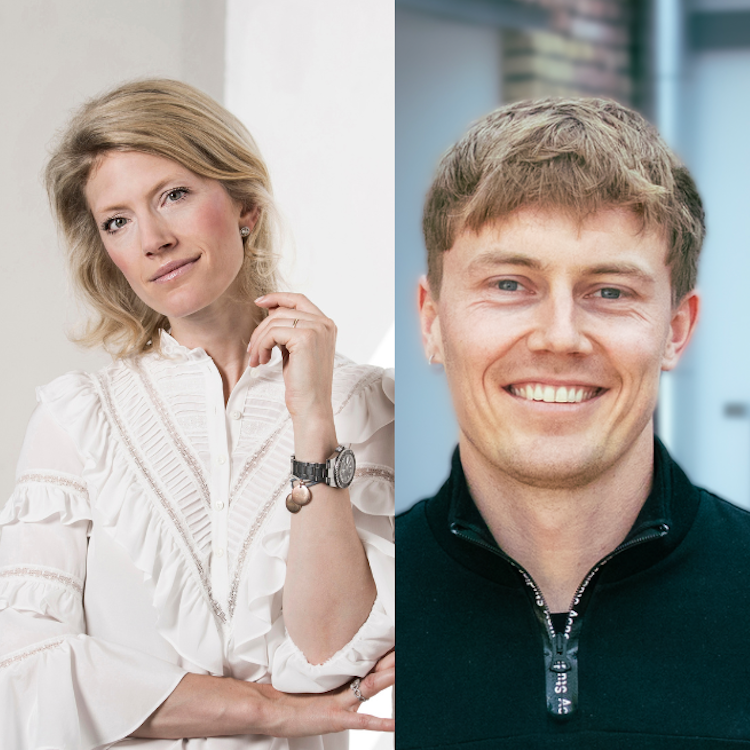 Robin Dechant and Jeannette zu Fürstenberg