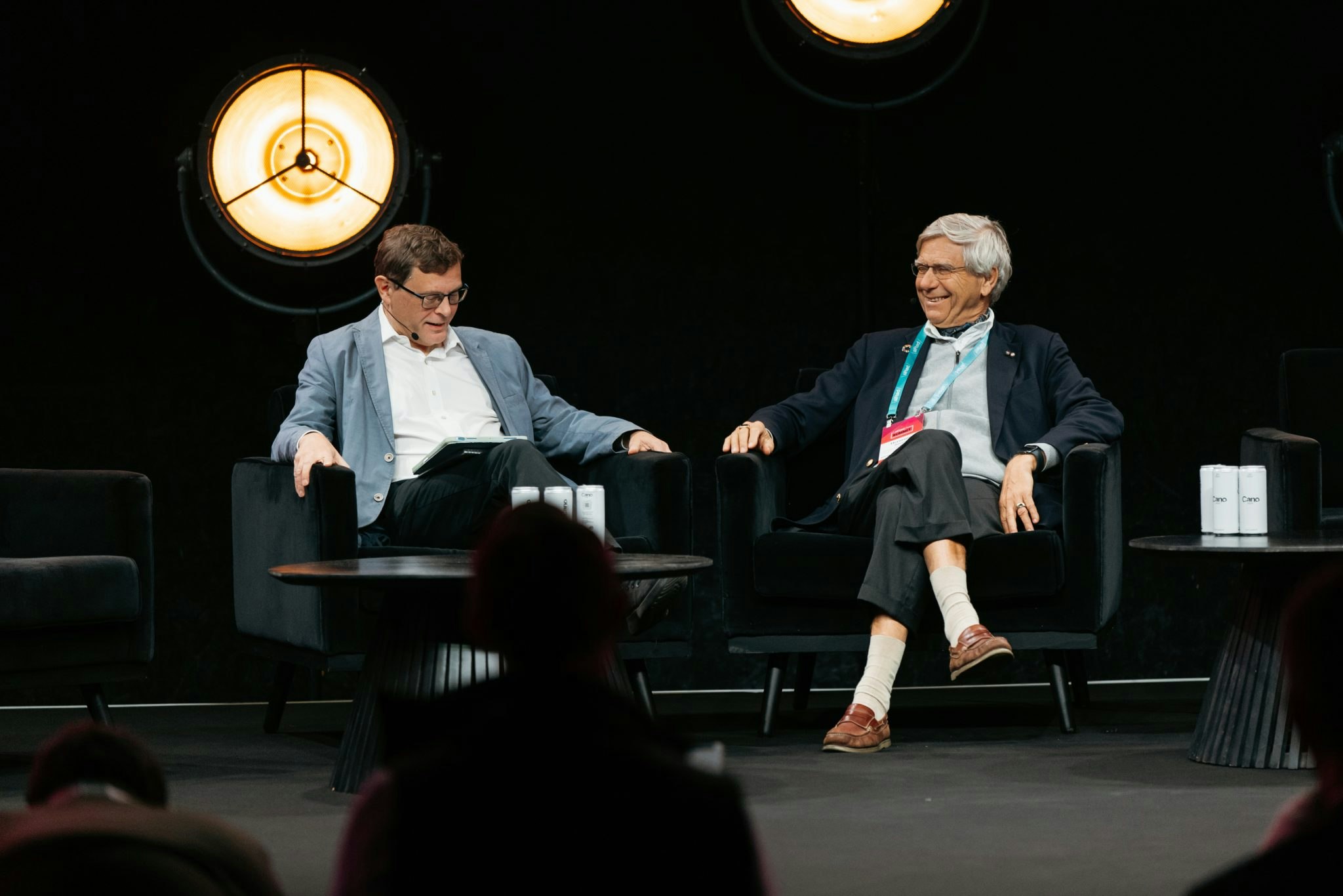 Arm founder Hermann Hauser appeared on the Main Stage