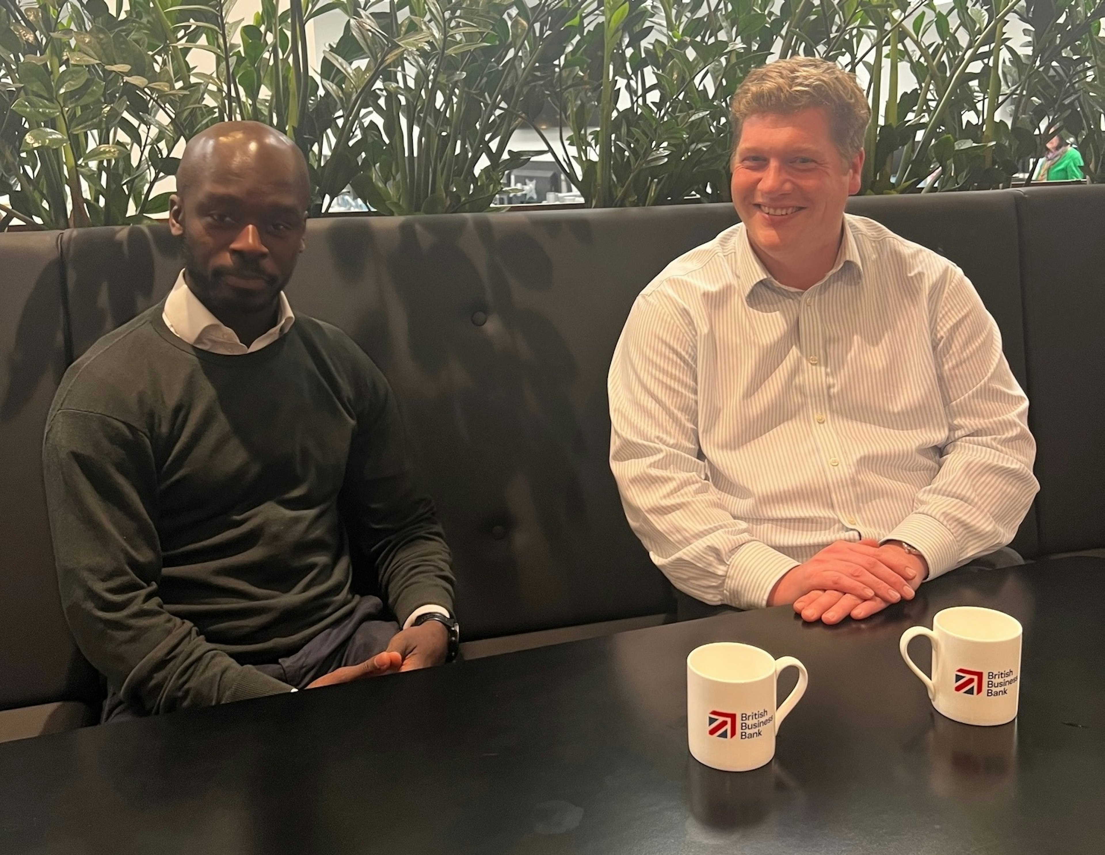 Chris Smart and George Mills, directors at the British Business Bank.