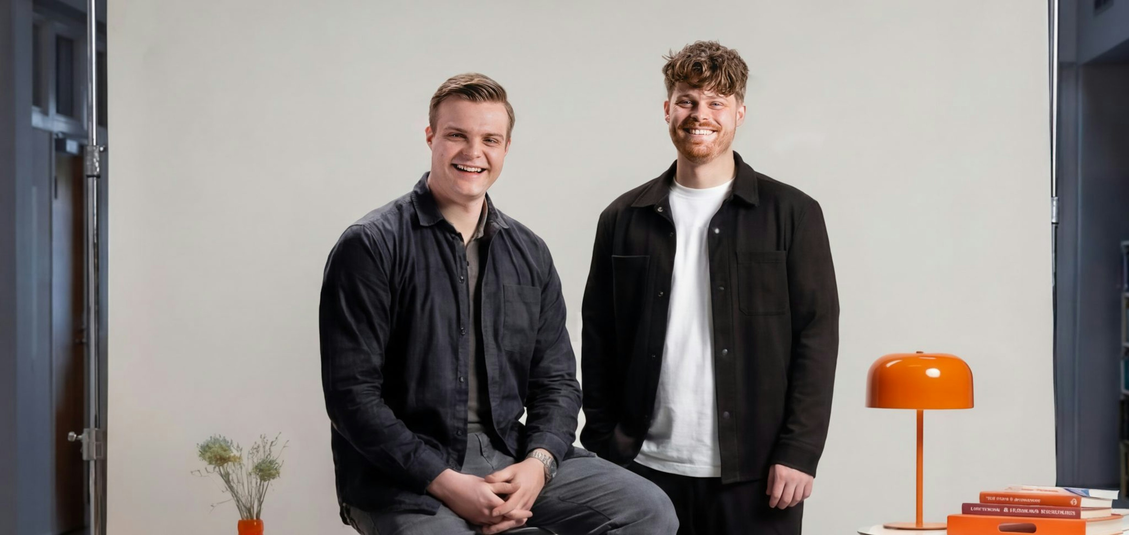 Brickanta founders Lucas Otterling and Linus Fahlander.