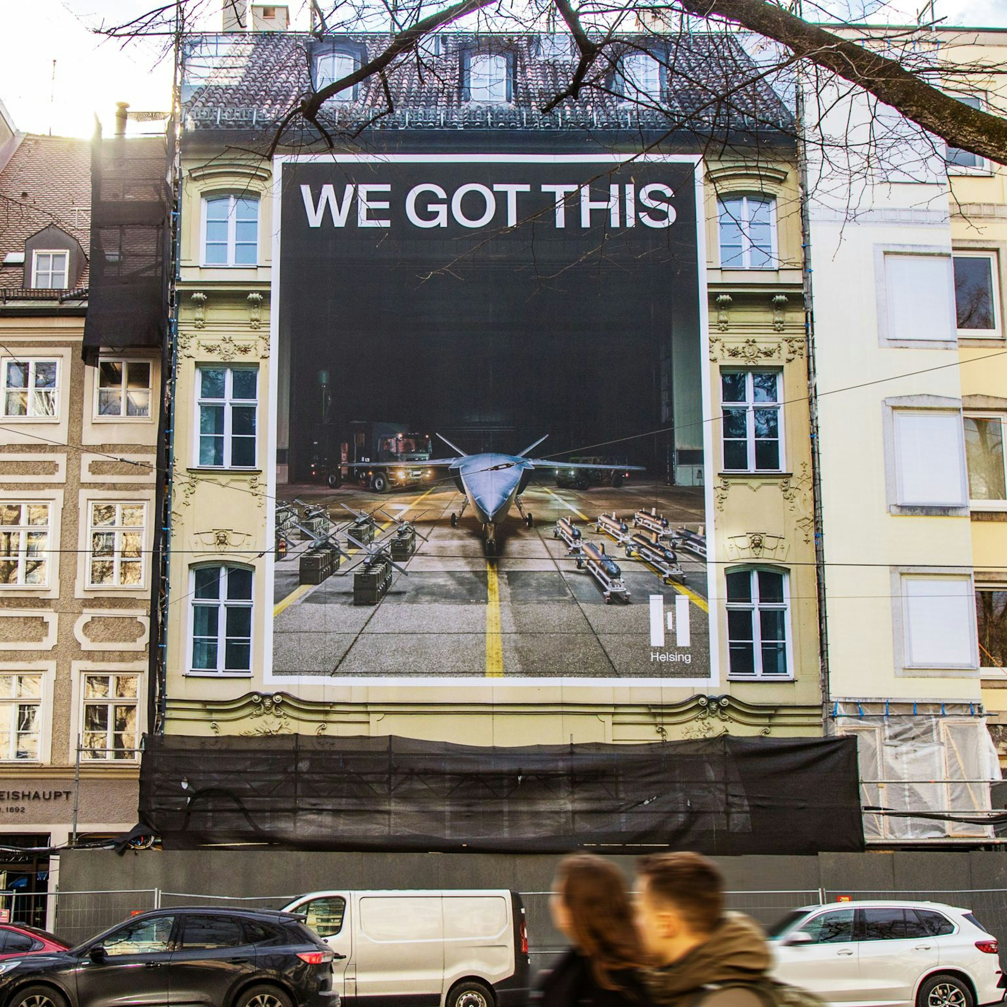 Helsing advertisement in Munich.